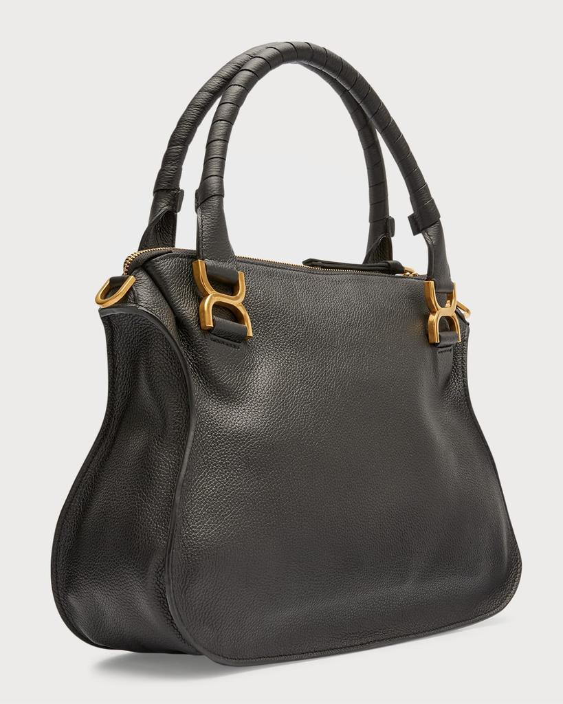 商品Chloé|Marcie Medium Zip Leather Satchel Bag,价格¥17091,第6张图片详细描述