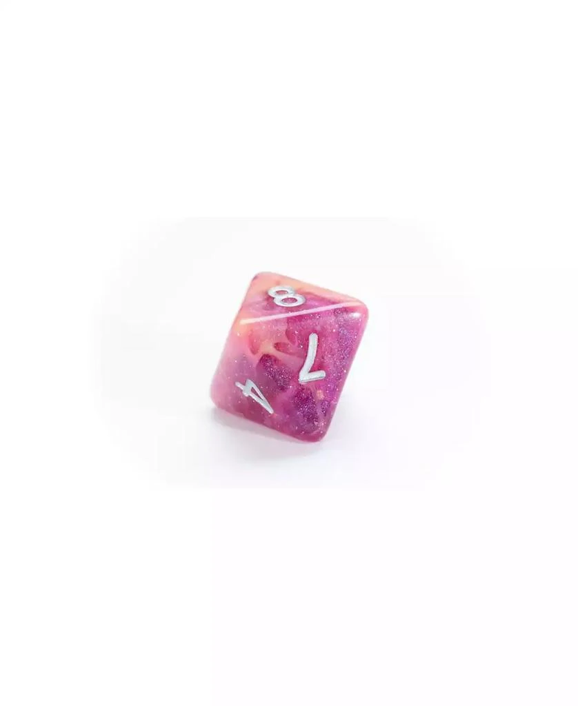 Aether Raspberry and Cream Dice Set, 8 Pieces 商品