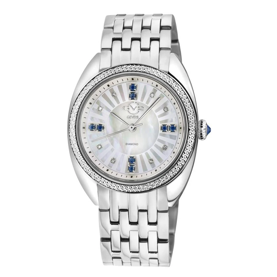 商品Gevril|Palermo Diamond Mother of Pearl Dial Ladies Watch 13101B,价格¥4547,第1张图片