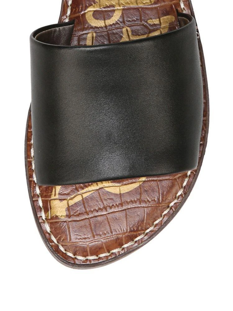 商品Sam Edelman|Gio Leather Flat Sandals,价格¥218,第3张图片详细描述