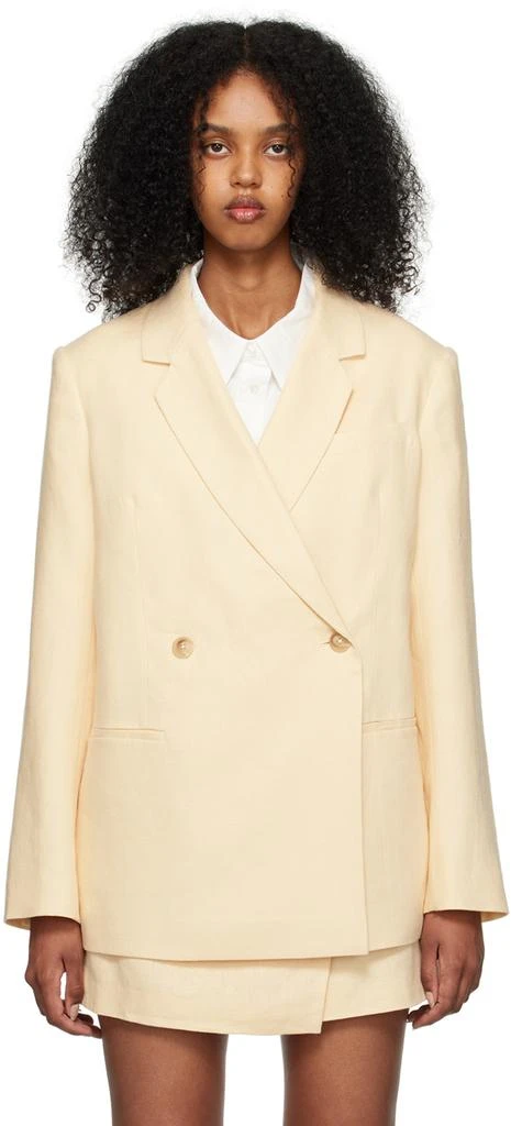 商品ANINE BING|Yellow Kaia Blazer,价格¥2140,第1张图片