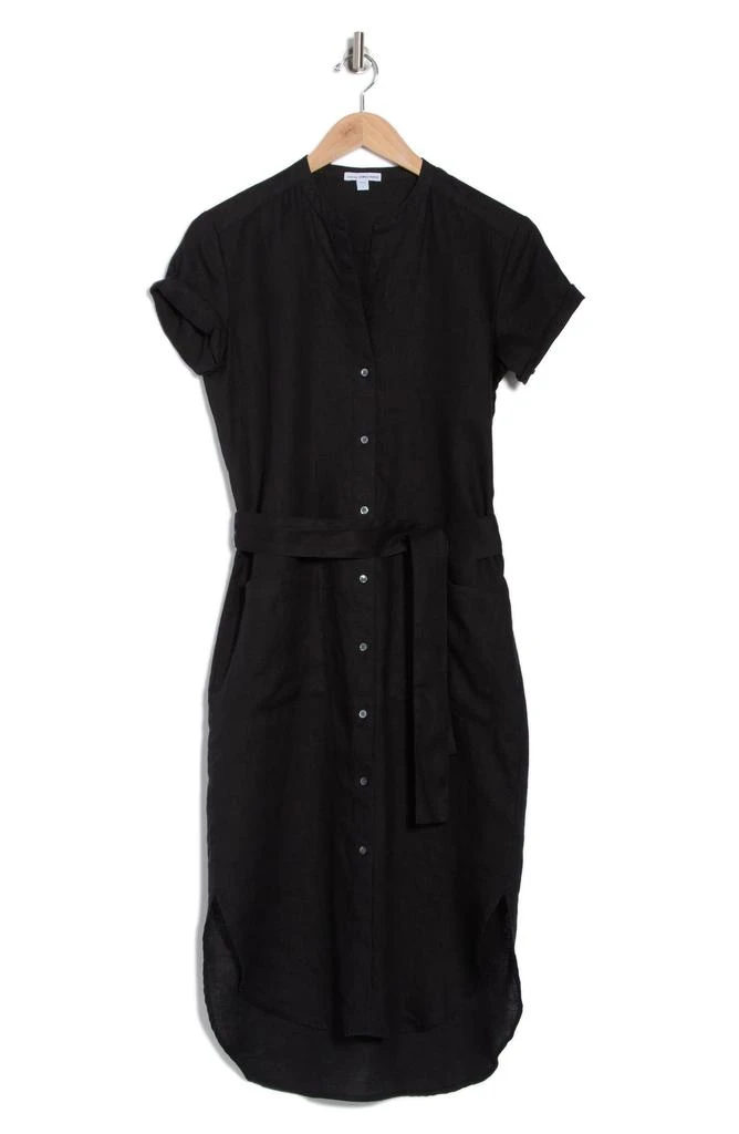 商品James Perse|Elongated Tie Waist Shirtdress,价格¥526,第3张图片详细描述