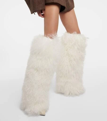 商品Paris Texas|Shearling over-the-knee boots,价格¥10938,第4张图片详细描述