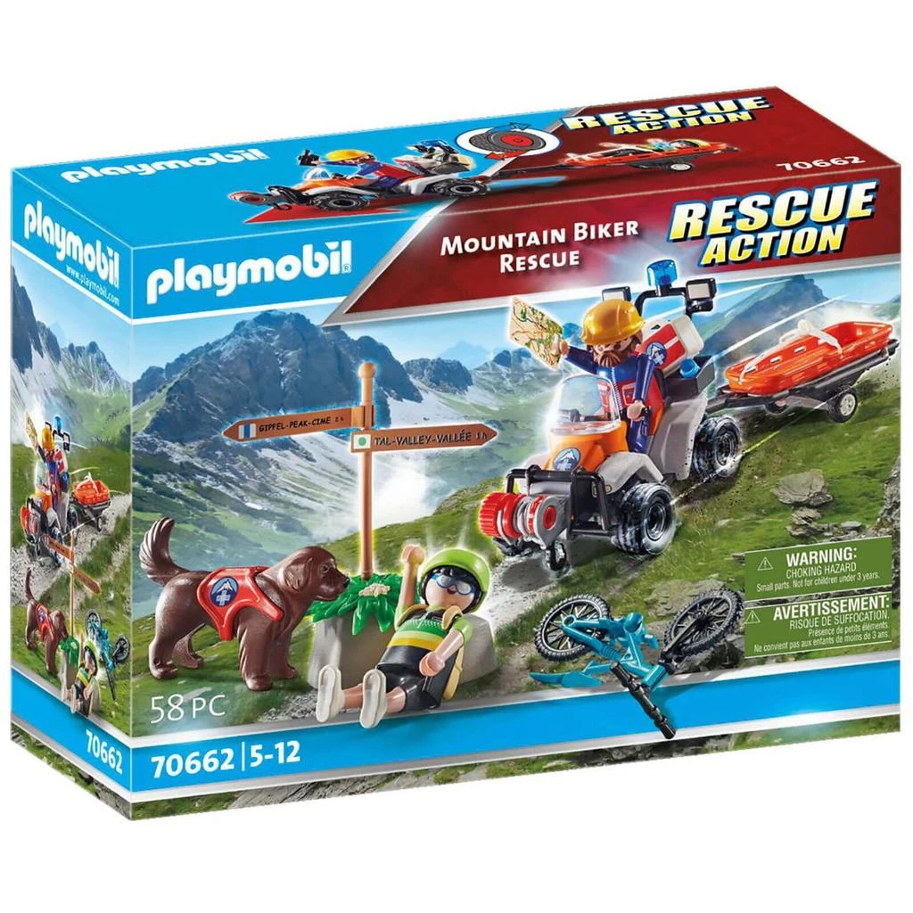 商品Playmobil|Playmobil Mountain Biker Rescue (70662),价格¥201,第1张图片