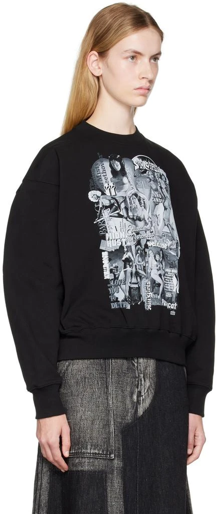 商品We11done|Black Movie Collage Sweatshirt,价格¥928,第2张图片详细描述