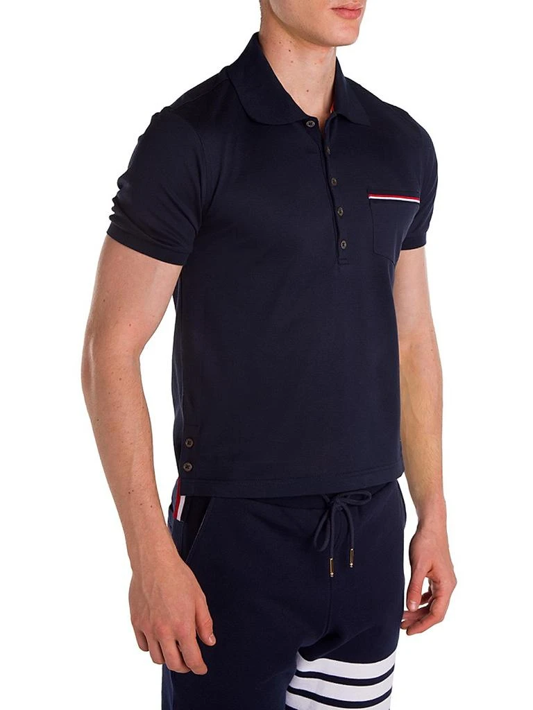商品Thom Browne|Solid Pique Polo,价格¥3325,第4张图片详细描述