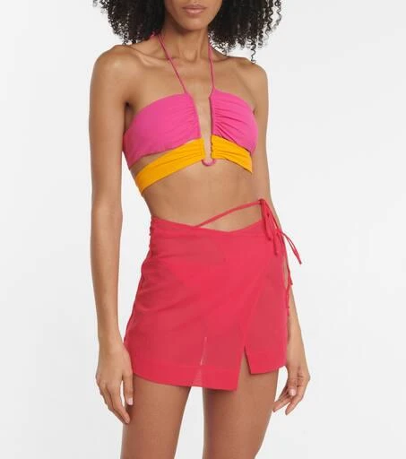 商品Nensi Dojaka|Asymmetric wrap miniskirt,价格¥1450,第2张图片详细描述