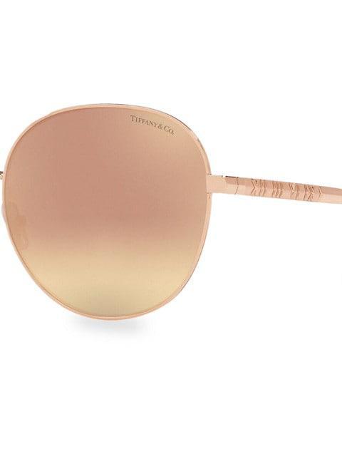 商品Tiffany & Co.|60MM Round Sunglasses,价格¥2819,第5张图片详细描述