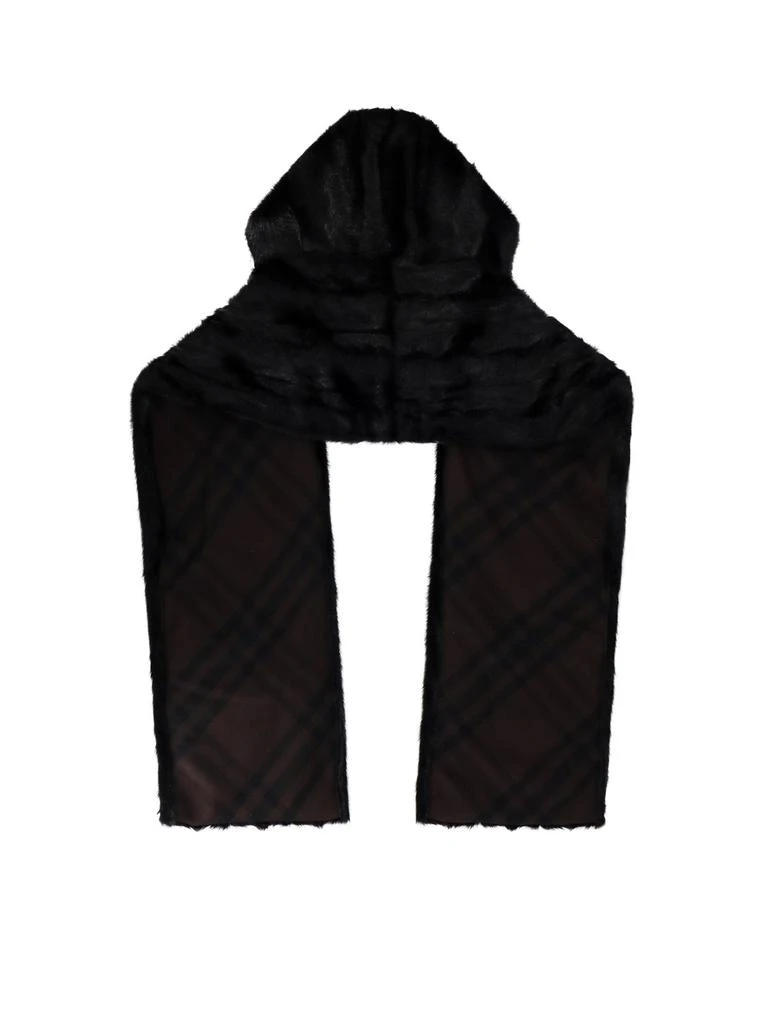 商品Burberry|Burberry Hooded Wraparound Style Faux-Fur Scarf,价格¥3392,第2张图片详细描述