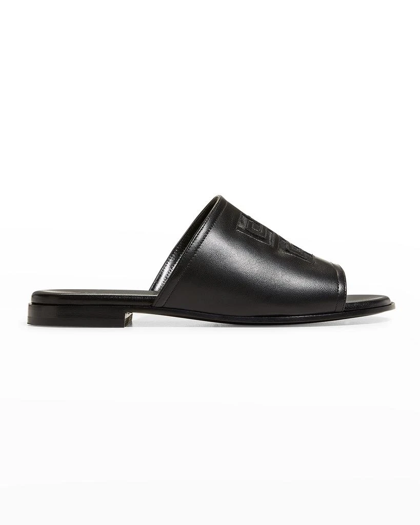 商品Givenchy|4G Lambskin Flat Mule Sandals,价格¥2176,第1张图片