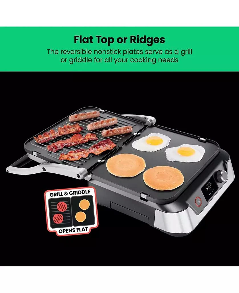 商品Chefman|5 in 1 Panini Press Grill w/ Reversable Non-Stick Plates, Opens Flat,价格¥969,第5张图片详细描述
