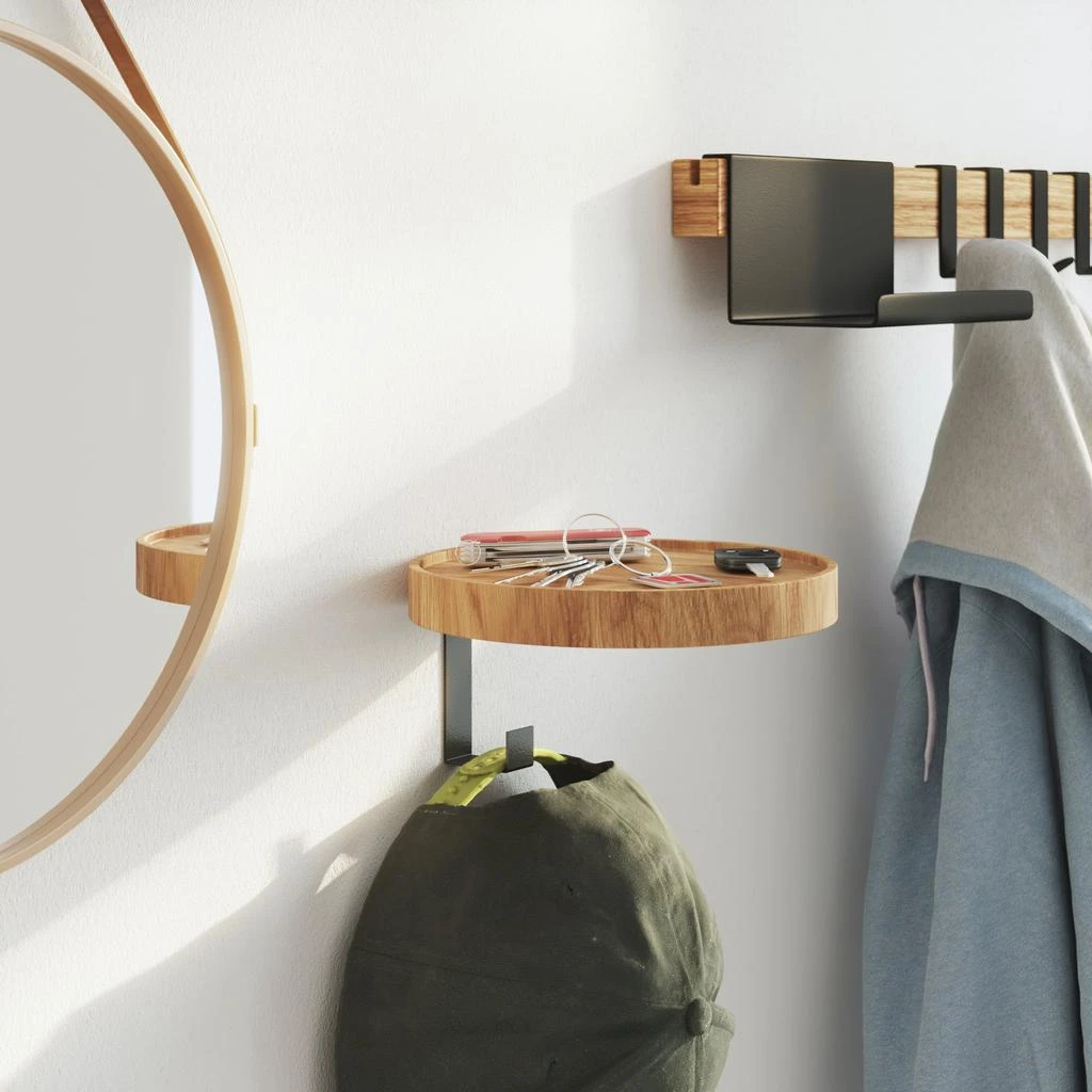 商品Woodek Design|Modern Coat Rack / Key Holder with 1 Hook / WOODY,价格¥517,第1张图片