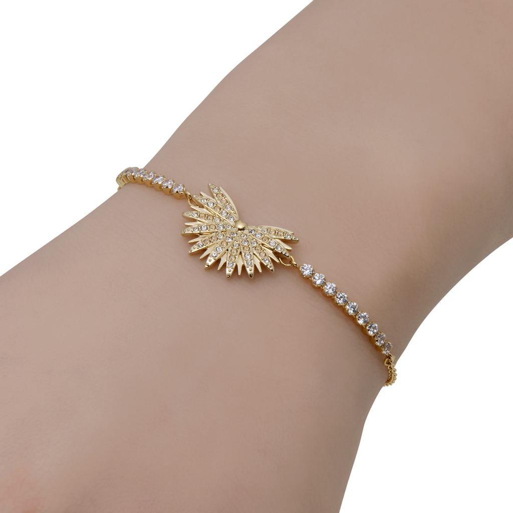 商品Swarovski|Swarovski Symbolic Gold Tone Plated And Crystal Charm Bracelet 5535827,价格¥437,第4张图片详细描述