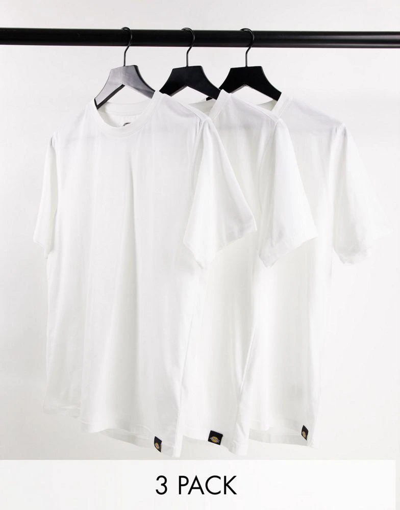 商品DICKIES|Dickies 3-pack t-shirts in white,价格¥265,第1张图片
