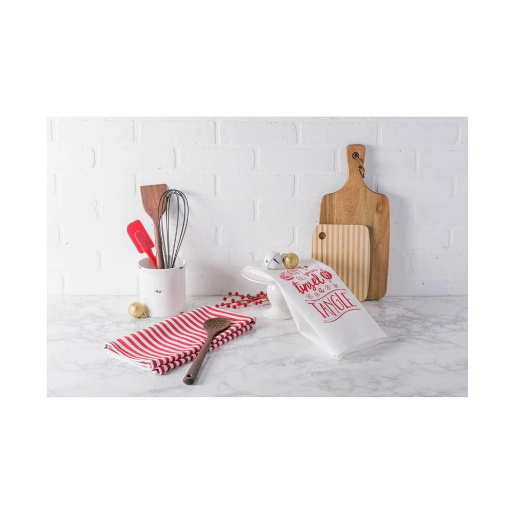 Assorted Tinsel in a Tangle Holiday Printed Dishtowel Set 商品
