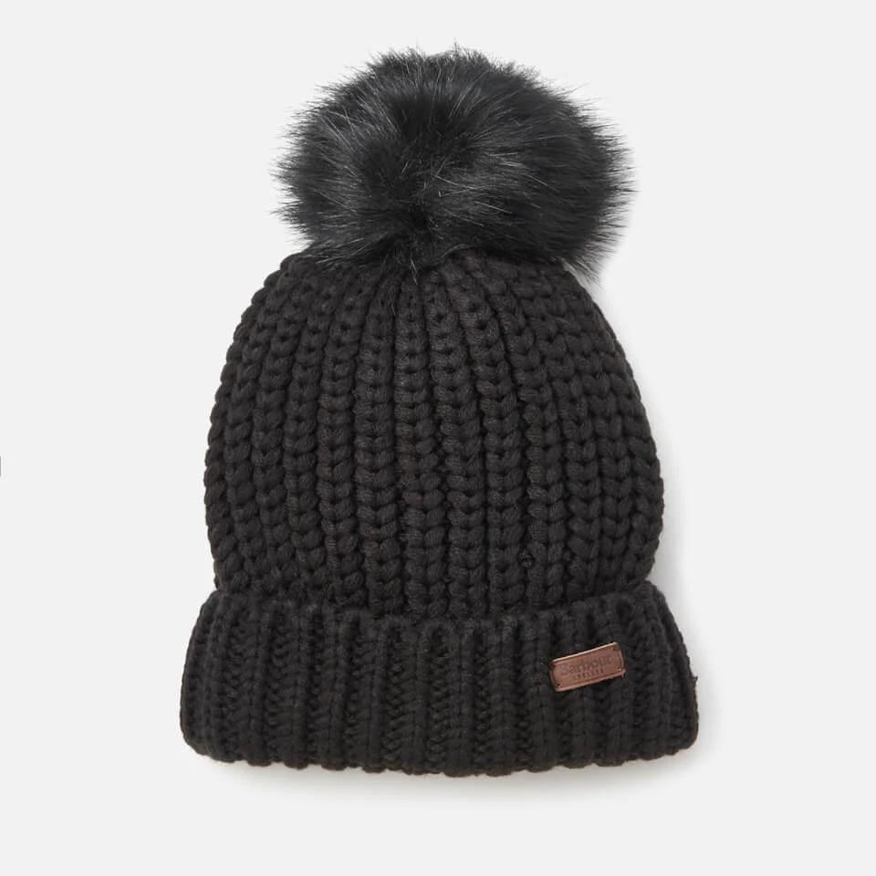 商品Barbour|Barbour Women's Saltburn Beanie - Black,价格¥191,第1张图片