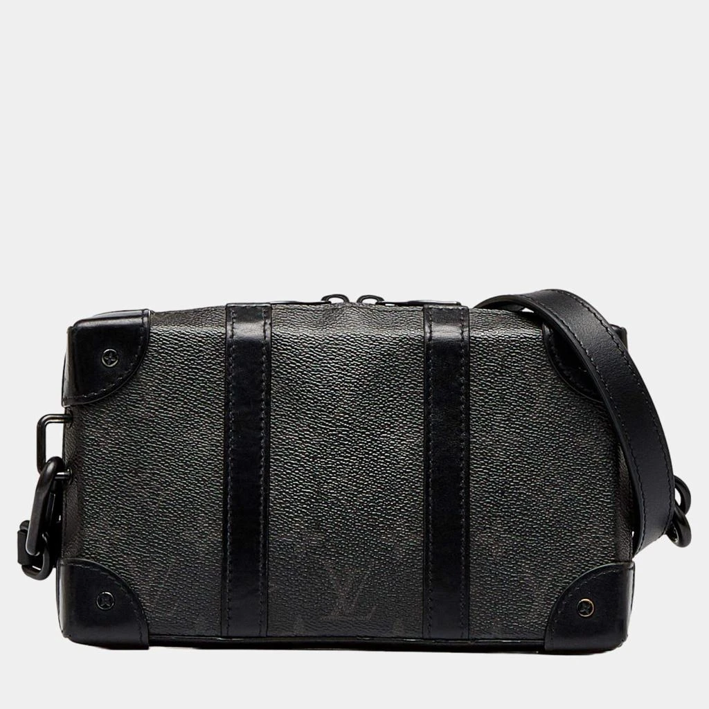 商品[二手商品] Louis Vuitton|Louis Vuitton Black Monogram Eclipse Soft Trunk Wallet Crossbody,价格¥20093,第1张图片