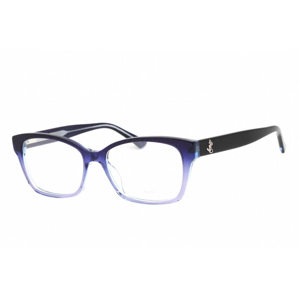 商品Jimmy Choo|Jimmy Choo Women's Eyeglasses - Full Rim Cat Eye Glitter Blue Frame | JC270 0DXK 00,价格¥686,第1张图片