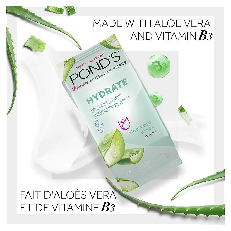 商品POND'S|Vitamin Micellar Wipes,价格¥58,第5张图片详细描述