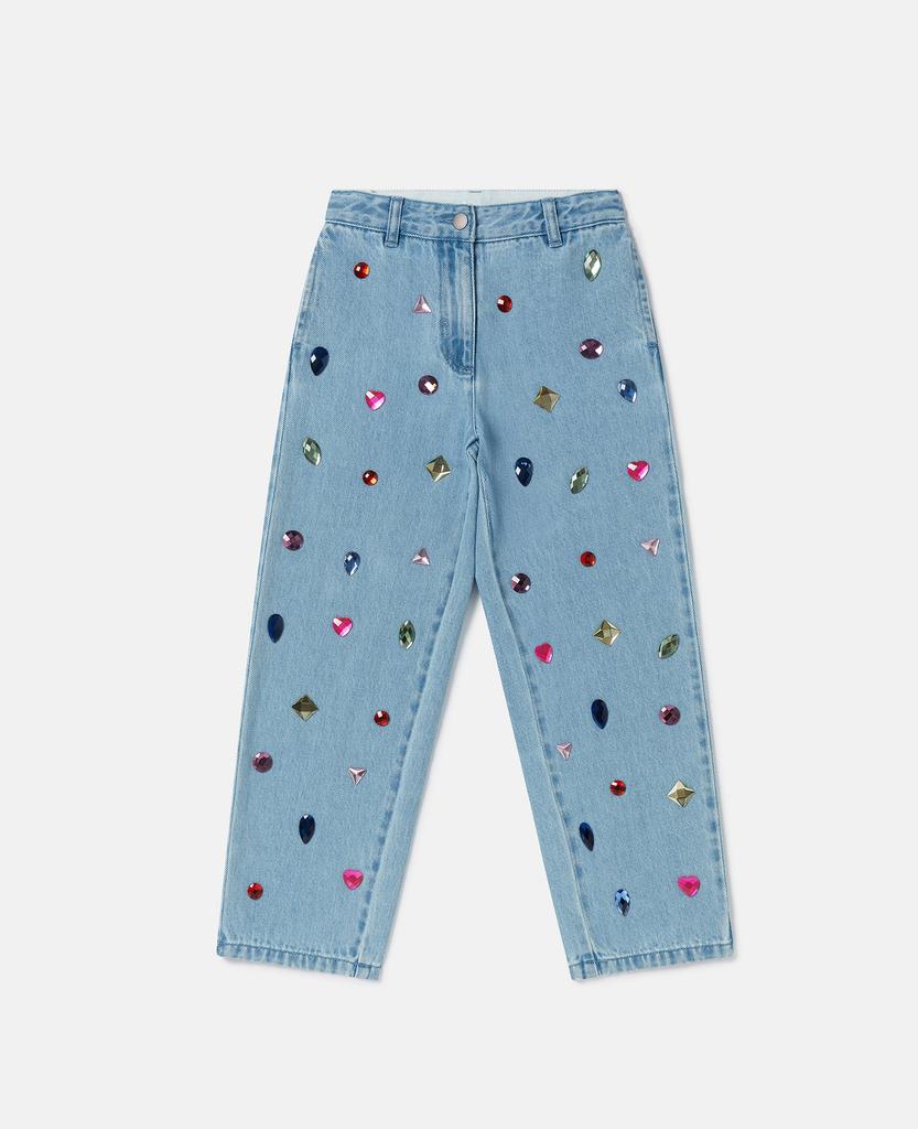 STELLAMcCARTNEY EMBROIDERY DENIM 26 M相当 Stella McCartney Stella McCartney - Jewel Embroidered Denim