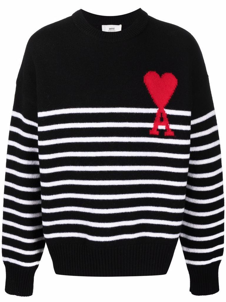 商品AMI|AMI PARIS - Ami De Coeur Wool Sweater,价格¥2748,第1张图片