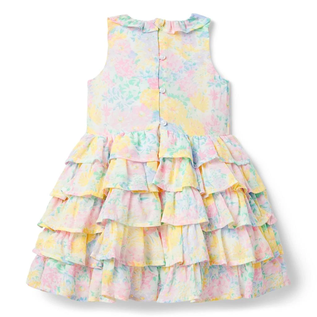 商品Janie and Jack|Tiered Floral Dress (Toddler/Little Kids/Big Kids),价格¥441,第2张图片详细描述