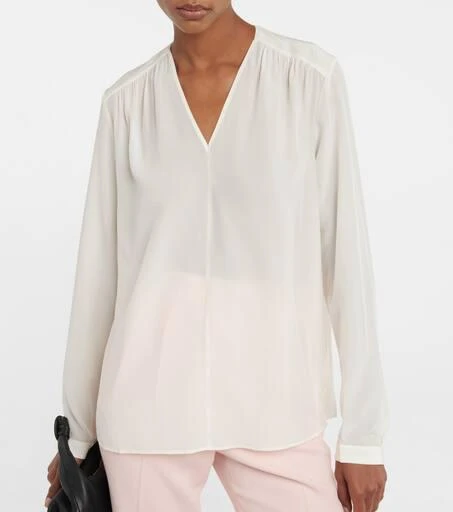 商品Joseph|V-neck silk blouse,价格¥2695,第4张图片详细描述