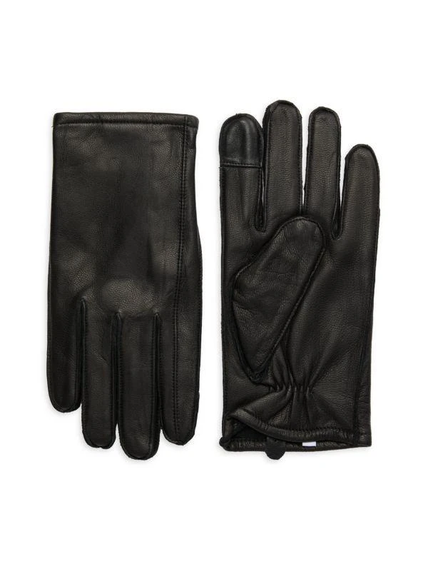 商品Calvin Klein|Leather Gloves,价格¥398,第1张图片