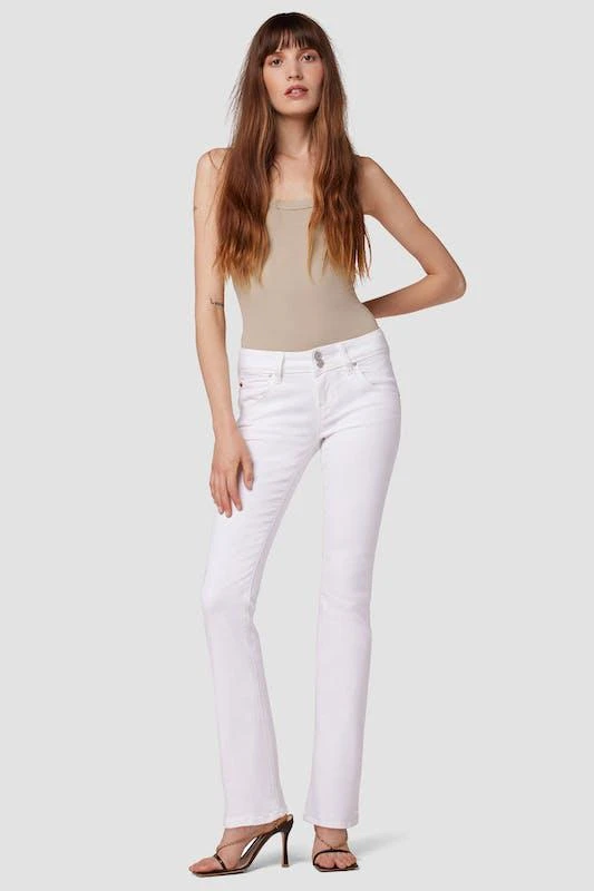 商品Hudson|Beth Mid-Rise Baby Bootcut Petite Jean,价格¥989,第1张图片