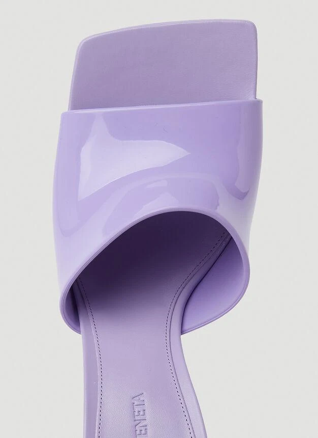 Stretch High Heel Mules in Purple 商品