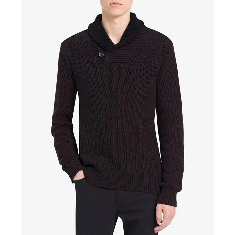 商品Calvin Klein|Men's Shawl Collar Sweater,价格¥293,第1张图片