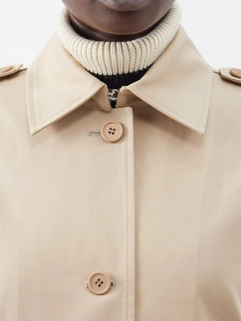 商品A.P.C.|Justine cotton-canvas trench coat,价格¥7780,第3张图片详细描述