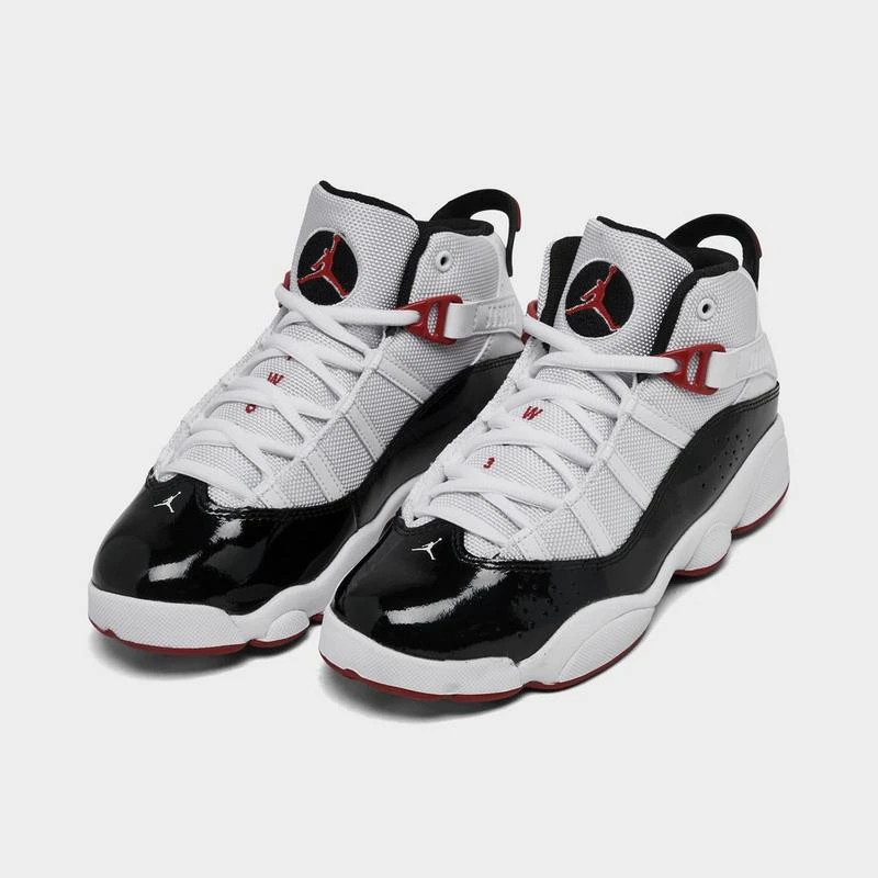 商品Jordan|Little Kids' Air Jordan 6 Rings Basketball Shoes,价格¥409,第2张图片详细描述