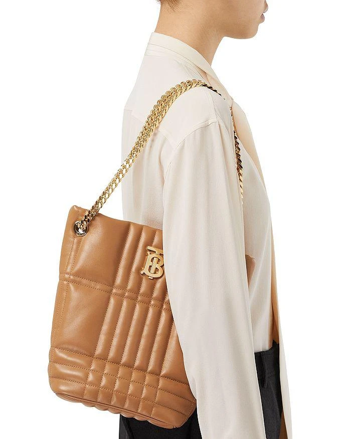 商品Burberry|Lola Small Quilted Leather Chain Bucket Bag,价格¥15328,第3张图片详细描述