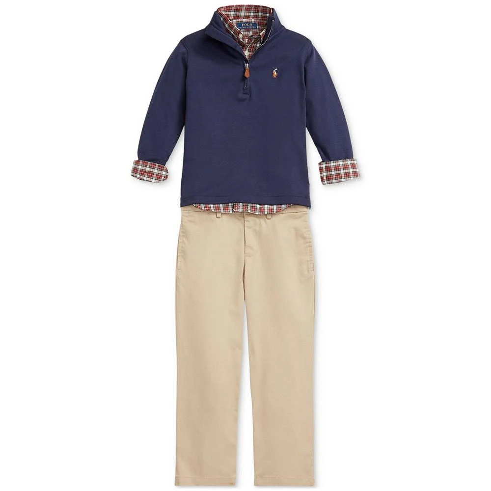 Toddler and Little Boys Plaid Cotton Poplin Shirt 商品