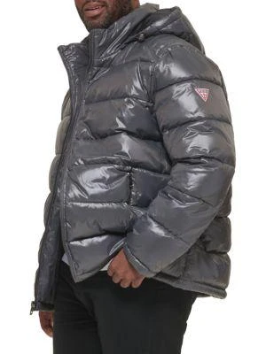 商品GUESS|Hooded Puffer Jacket,价格¥651,第2张图片详细描述