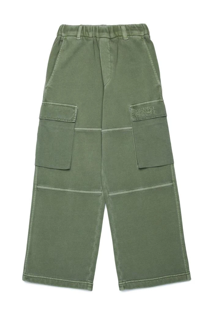 商品MM6|MM6 Maison Margiela Kids Wide Leg Cargo Trousers,价格¥1330,第1张图片