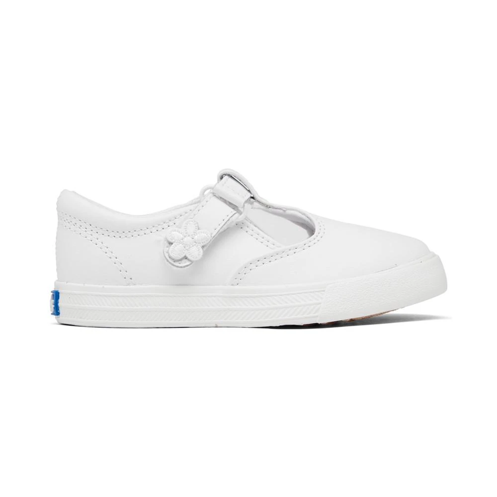 商品Keds|Toddler Girls' Daphne T-Strap Stay-Put Closure Slip-On Casual Sneakers from Finish Line,价格¥152,第2张图片详细描述