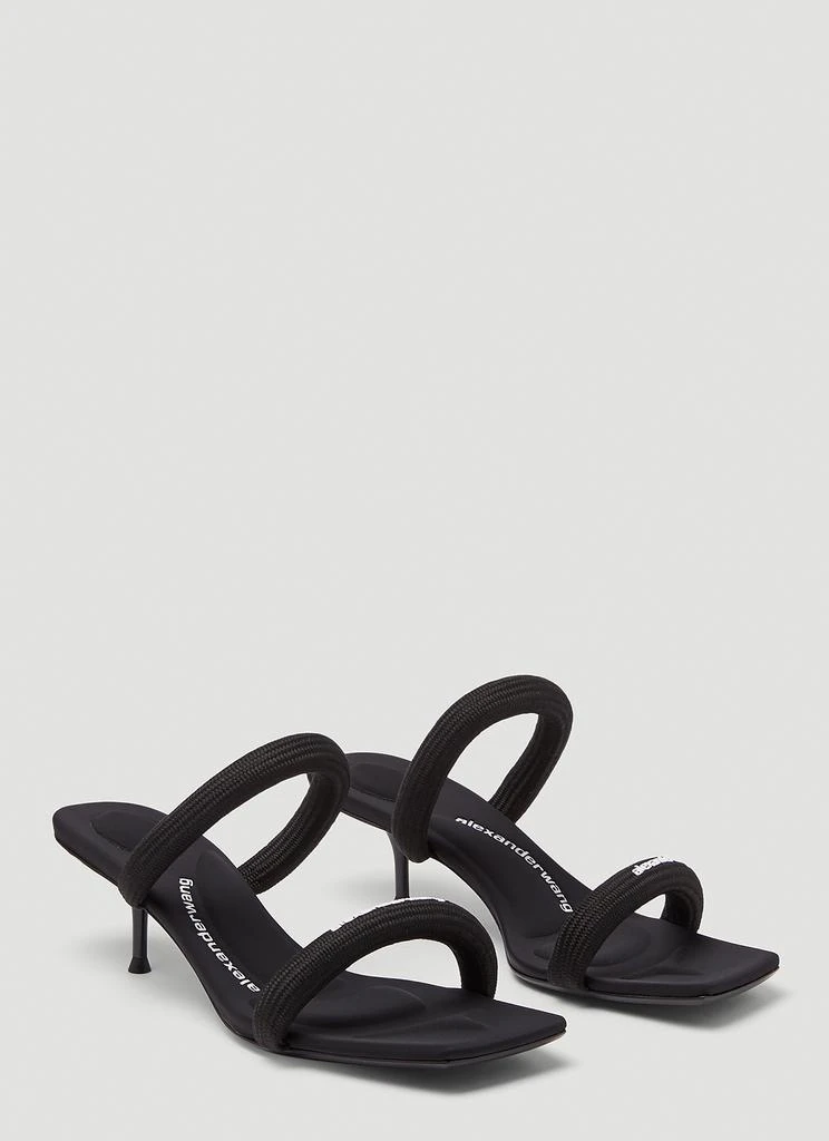 商品Alexander Wang|Jessie Tubular Webbing Heeled Sandals,价格¥2050,第2张图片详细描述