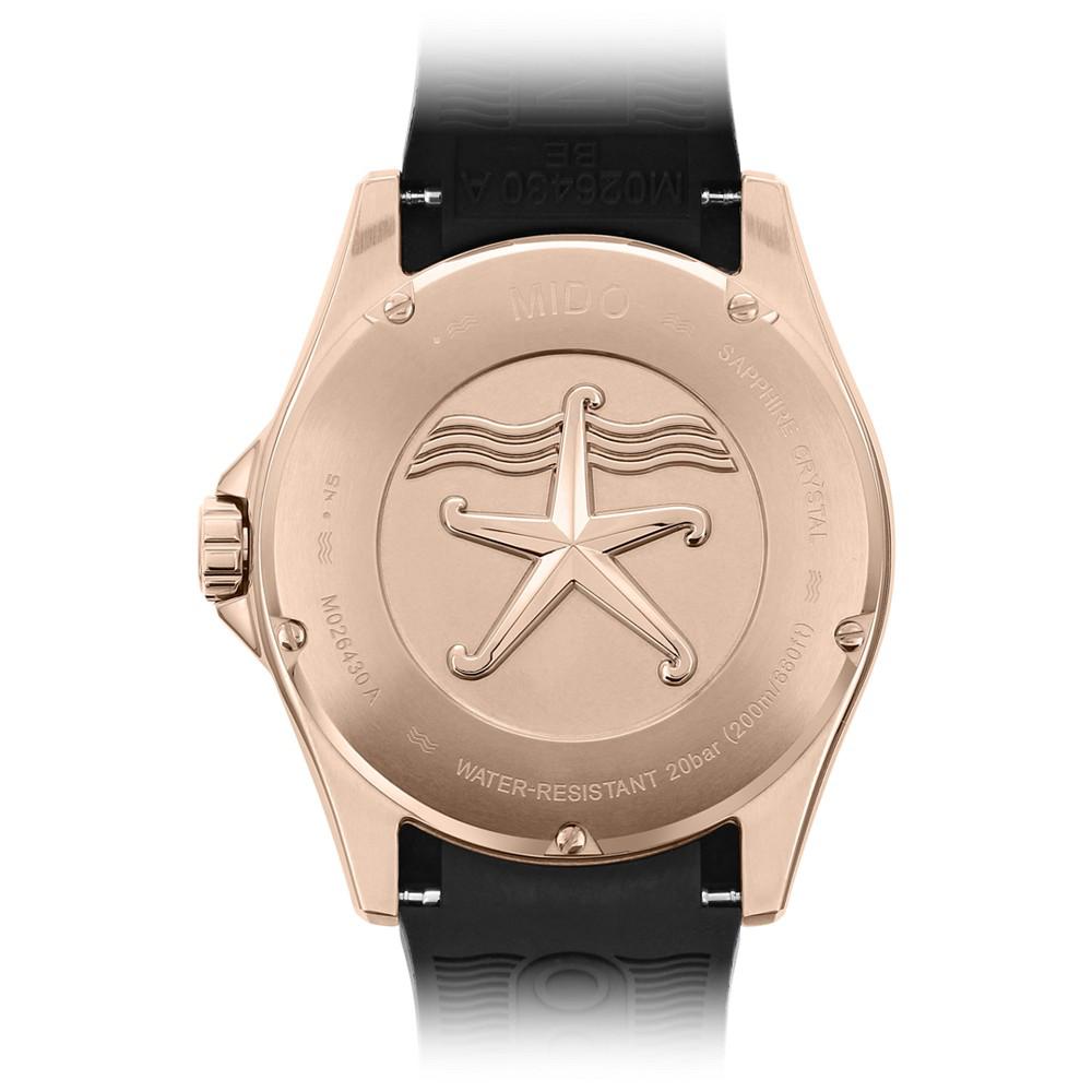 Men's Swiss Automatic Ocean Star Captain V Black Rubber Strap Watch 42.5mm商品第3张图片规格展示