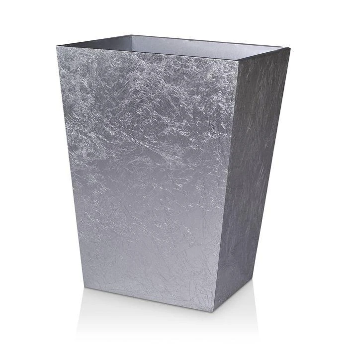 商品Mike and Ally|Eos Silver Leaf Wastebasket,价格¥2053,第1张图片