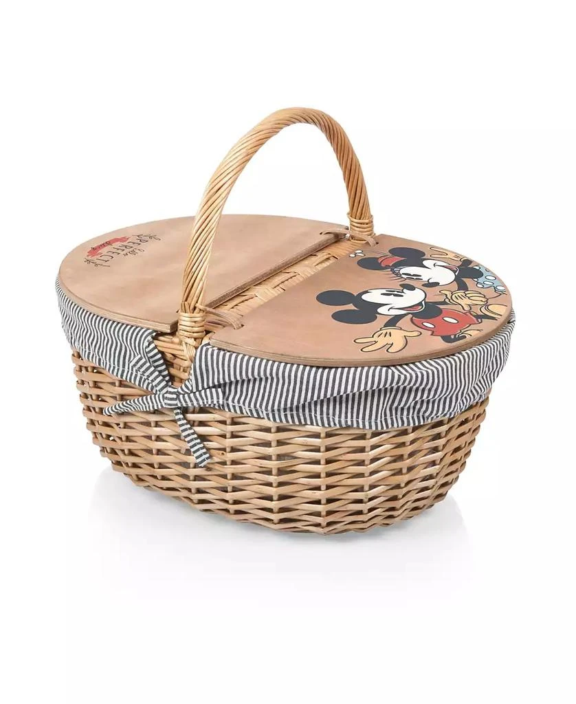 商品Disney|Country Basket - Mickey and Minnie Navy White Stripes,价格¥456,第2张图片详细描述