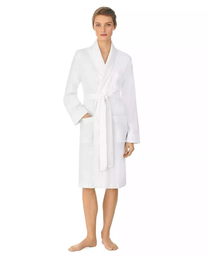 商品Ralph Lauren|Quilted Shawl Collar Short Robe,价格¥379,第4张图片详细描述