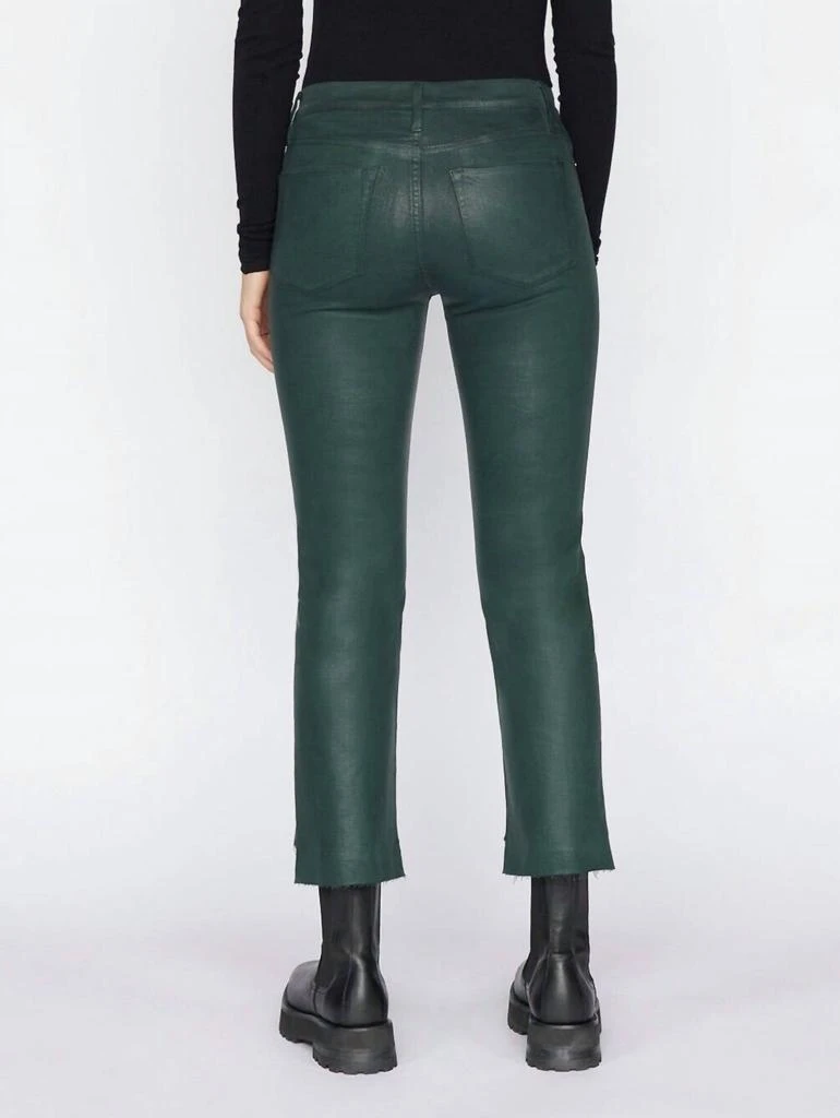 商品FRAME|Le High Straight Jean In Pine Coated,价格¥1253,第3张图片详细描述