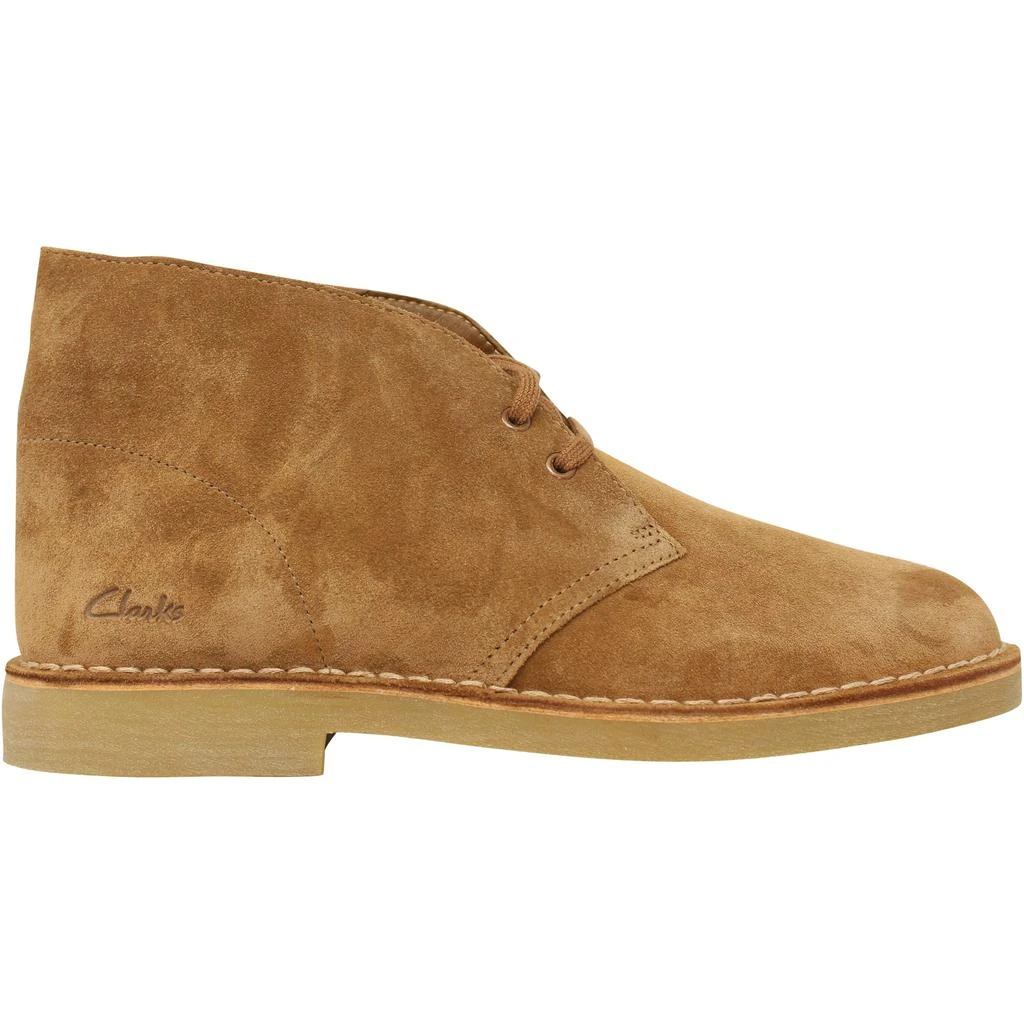 商品Clarks|Clarks Desert Boot 2 Cognac Suede  261-56375 Men's,价格¥805,第1张图片