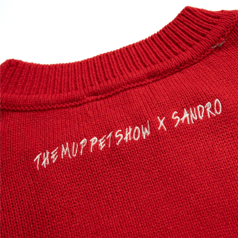SANDRO 女士红色针织毛衣 R130141P-RED 商品
