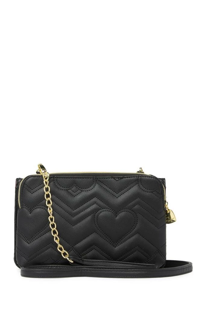 商品Betsey Johnson|Quilted Crossbody Bow Clutch,价格¥225,第3张图片详细描述