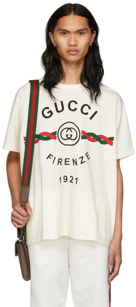 Off-White 'Gucci Firenze 1921' T-Shirt商品第1张图片规格展示