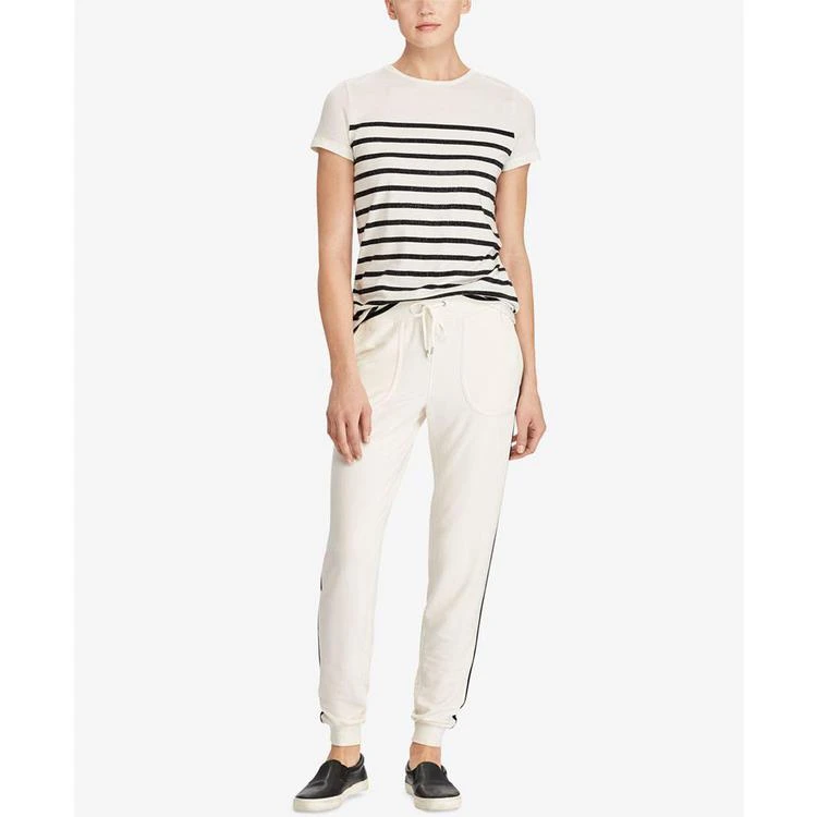 商品Ralph Lauren|Stud-Striped T-Shirt,价格¥266,第3张图片详细描述