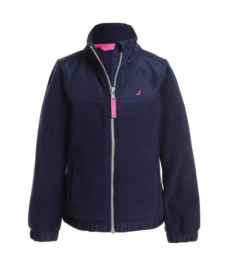 商品Nautica|Girls' Little Fleece Full-Zip Jacket,价格¥195,第1张图片